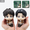 PRE ORDER - Attack on Titan - Pack figures Eren Jaeger & Levi, Look Up (with gift)