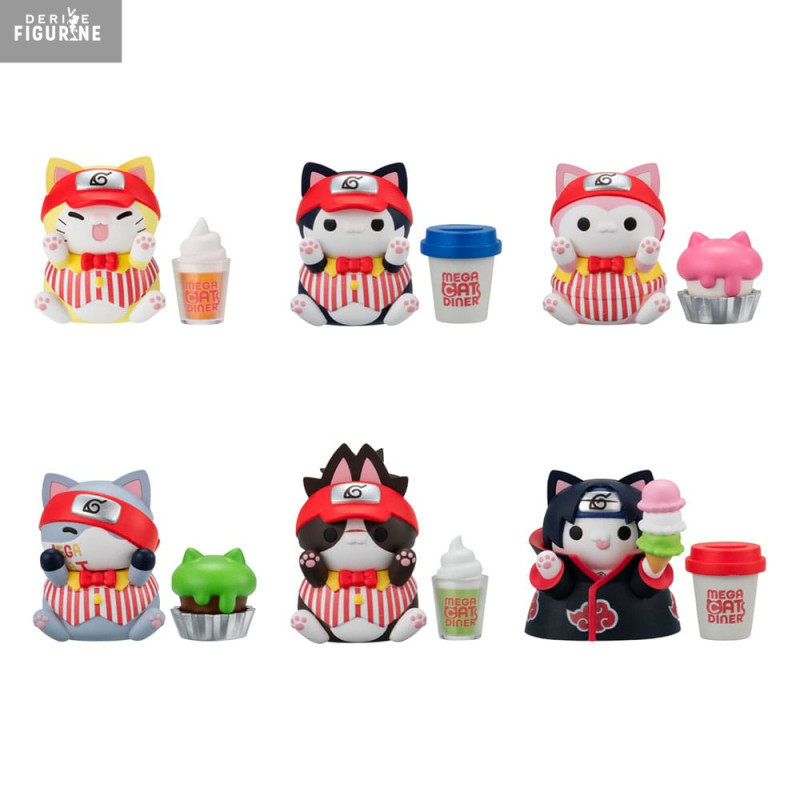 PRE ORDER - Naruto Shippuden - Pack 6 figures Mega Cat Diner, Mega Cat Project