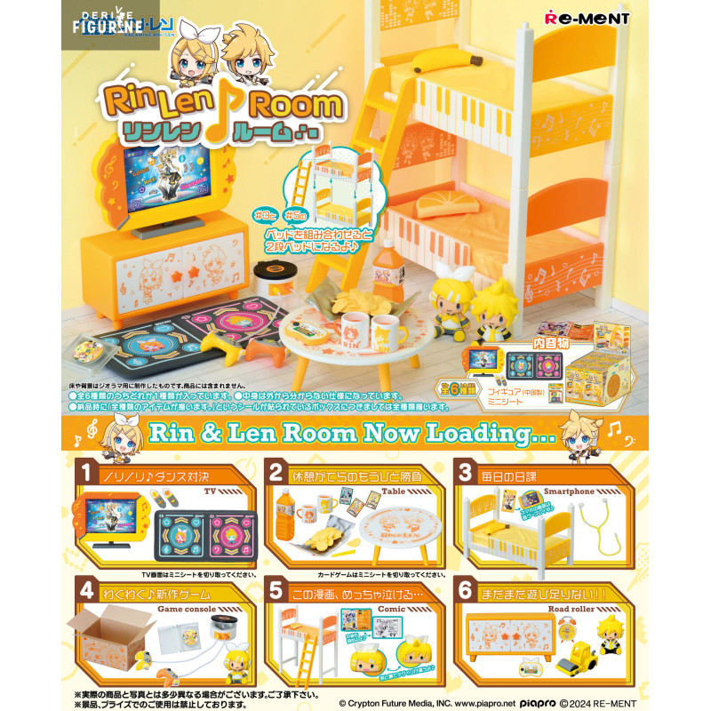 PRÉCOMMANDE - Vocaloid - Pack 6 figurines Rin Len Room