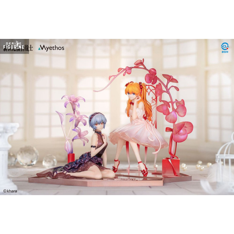PRÉCOMMANDE - Evangelion - Pack figurines Rei Ayanami & Asuka Shikinami Langley, Whisper of Flower