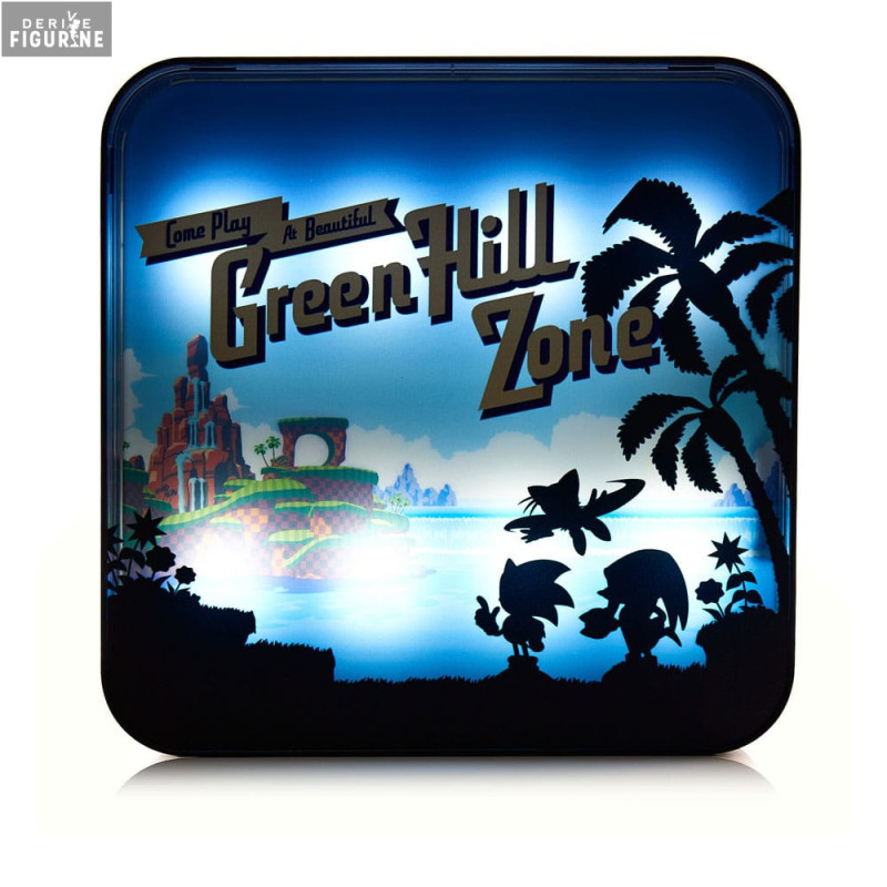 PRÉCOMMANDE - Sonic - Lampe acrylique Green Hill Zone