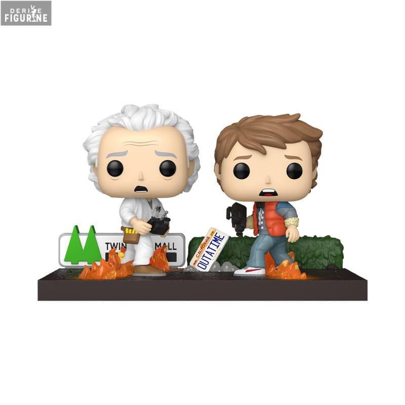 PRÉCOMMANDE - Retour vers le futur - Figurine Doc & Marty, Pop! Moments