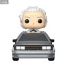 PRÉCOMMANDE - Retour vers le futur - Figurine Doc with Time Machine, Pop! Rides Deluxe