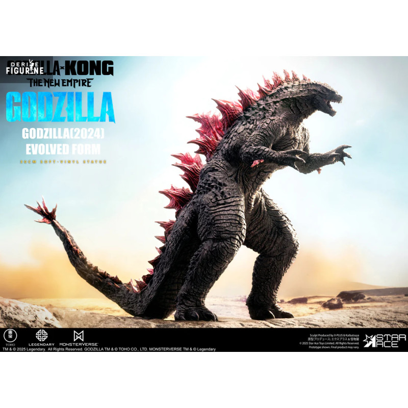 PRE ORDER - Godzilla vs. Kong: The New Empire - Godzilla (2024) figure Evolved, Soft Vinyl