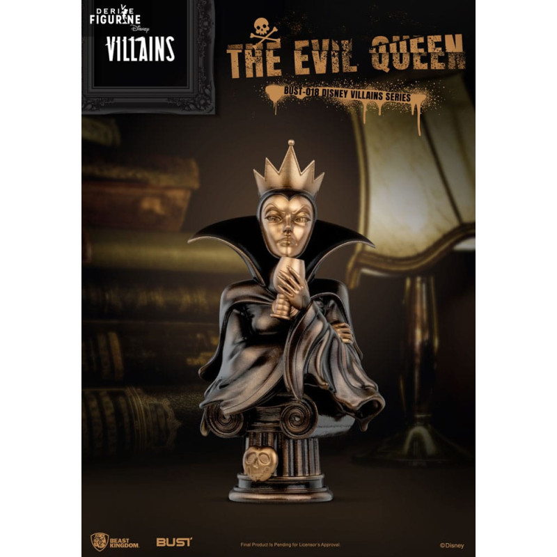PRÉCOMMANDE - Disney, Blanche-Neige et les Sept Nains - Buste The Evil Queen, Villains Series