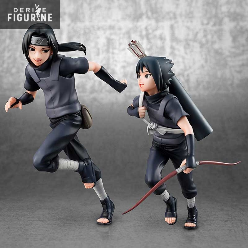 Naruto - Figurines Itachi et Sasuke Uchiwa, G.E.M. Series