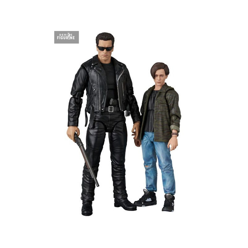 PRE ORDER - Terminator 2 - Pack 2 figures T-800 (T2) & John Connor, MAFEX