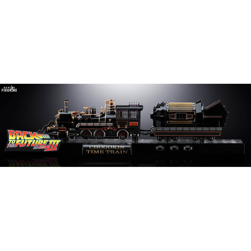 PRÉCOMMANDE - Retour vers le futur - Figurine The Time Train, Chogokin