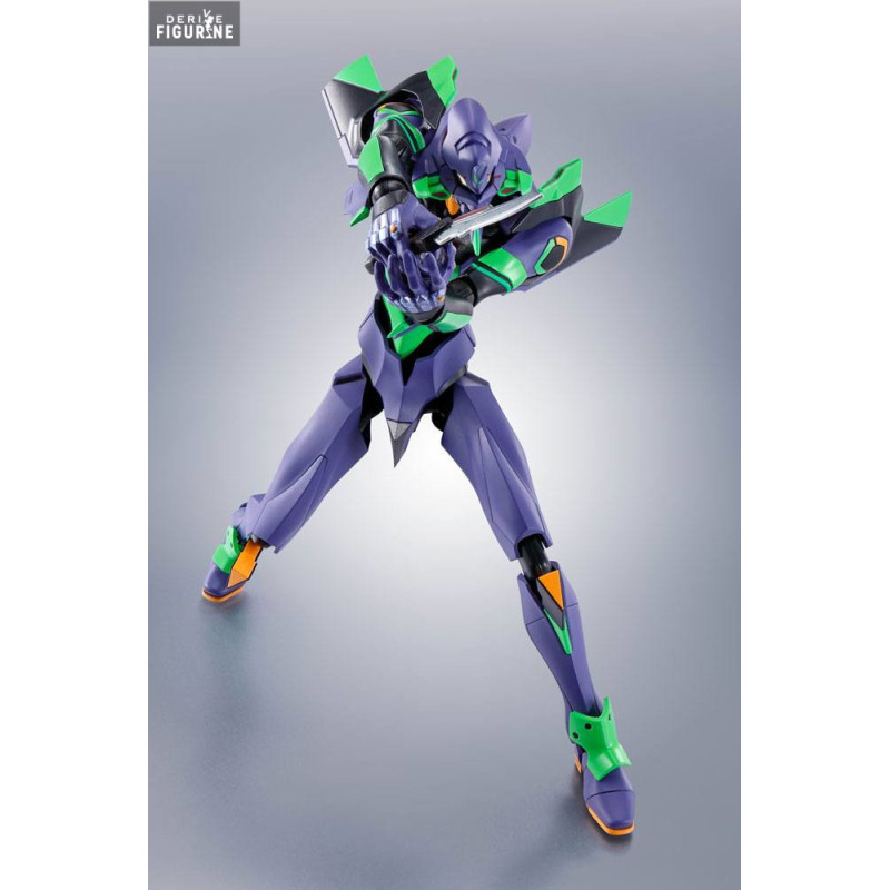 PRE ORDER - Evangelion: 3.0+1.0 - Figurine Eva Test Type-01 + Spear of Cassius Renewal Color, Robot Spirits Side EVA