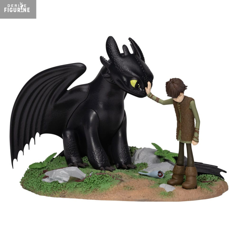 PRE ORDER - How to Train Your Dragon - Toothless & Hiccup figure, D-Stage