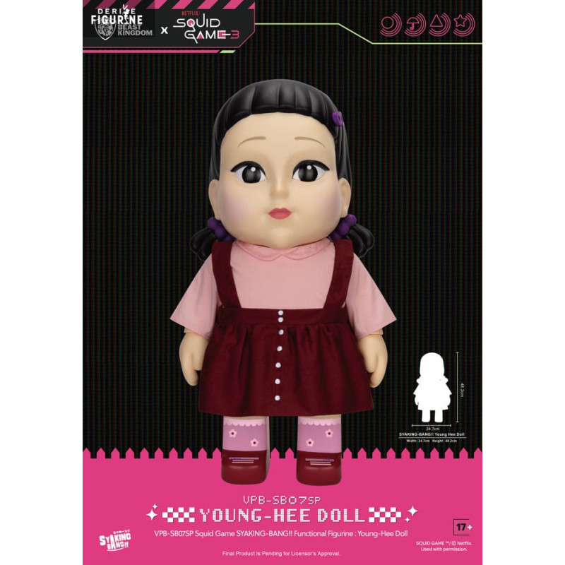 PRE ORDER - Squid Game, Season 3 - Young-Hee Doll figure piggy bank, Syaking Bang