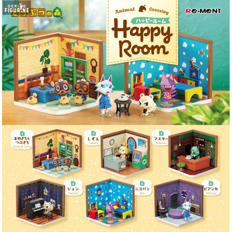 PRE ORDER - Animal Crossing - Pack 6 figures Blind Box Happy Room
