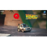PRE ORDER - Back to the Future - Figures + Vehicle Time Machine, Q-Village