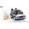 PRE ORDER - Back to the Future - Figures + Vehicles Time Machine Deluxe Set, Q-Village