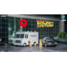 PRE ORDER - Back to the Future - Figures + Vehicles Time Machine Deluxe Set, Q-Village