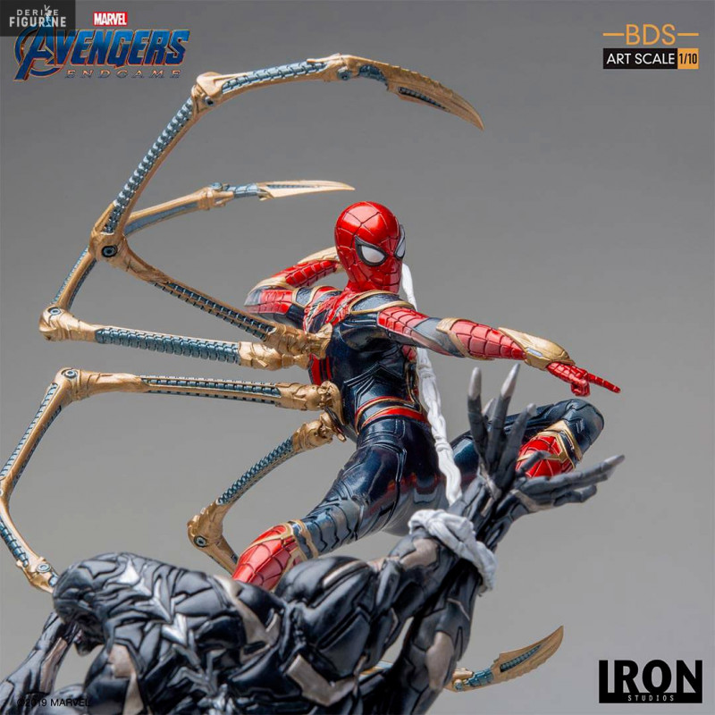 Marvel, Avengers : Endgame - Figurine Iron Spider vs Outrider, BDS Art Scale