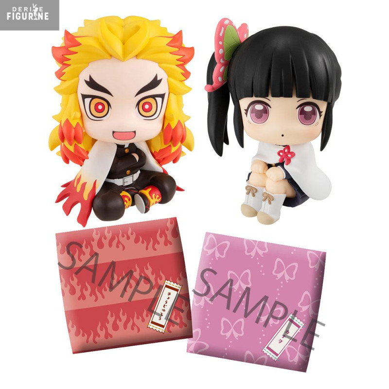 Demon Slayer, Kimetsu no Yaiba - Pack figures Rengoku Kyojuro & Tsuyuri Kanao, Look Up (With Gift)