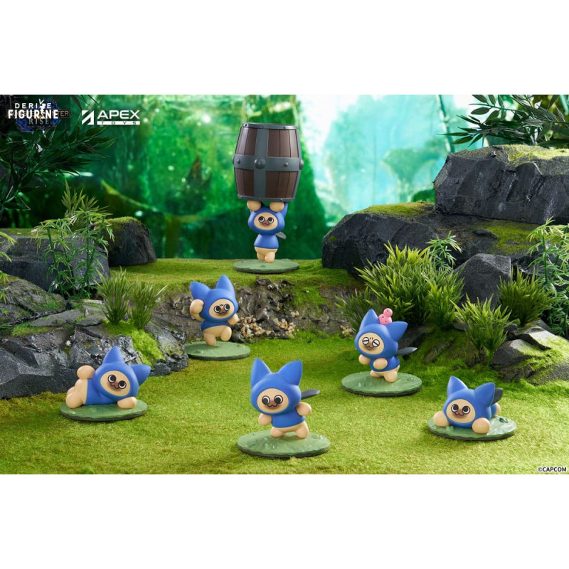 PRE ORDER - Monster Hunter Rise - Pack 6 figures Felyne Cat