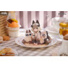 PRÉCOMMANDE - Decorated Life Collection - Figurine Tea Time Cats x Siamese Cat Azuki-san Friendship Collaboration Exclusive Set