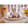 PRÉCOMMANDE - Decorated Life Collection - Figurine Tea Time Cats x Siamese Cat Azuki-san Friendship Collaboration Exclusive Set