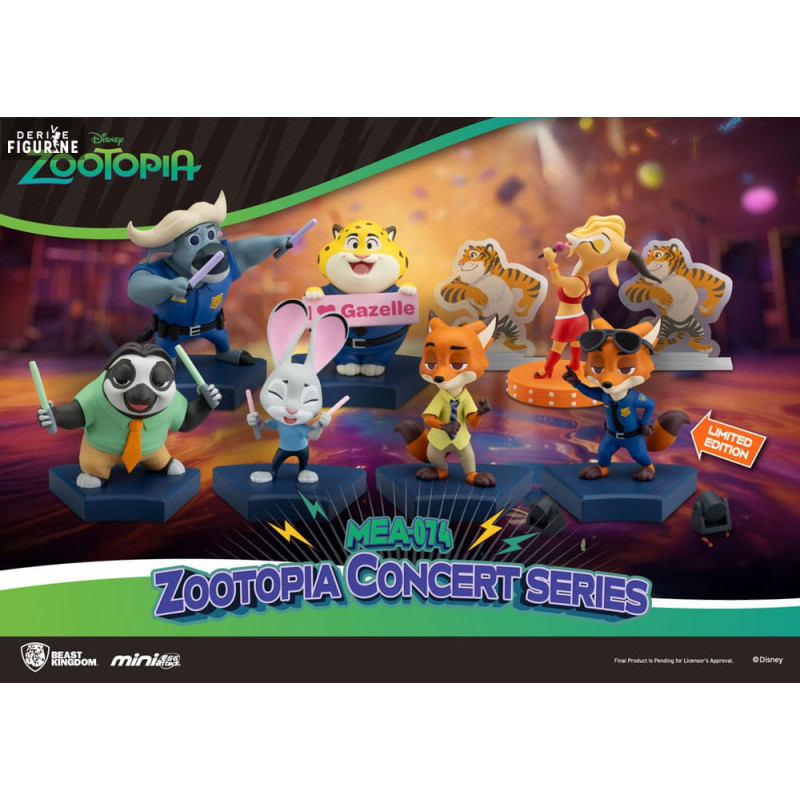 PRE ORDER - Disney - Pack 6 figures Zootopia, Mini Egg Attack Blind Box Concert Series