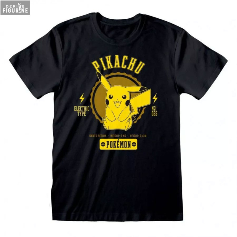 Pokemon - T-Shirt Collegiate Pikachu - M Size
