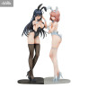 PRE ORDER - Ikomochi Original Character - Pack figures Aoi Black Bunny & Natsume White Bunny
