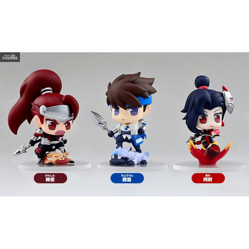 King Of Glory - Pack 3 figures Han Xin, Zhao Yun & A Ke, Qset