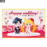 Sailor Moon - Pack 2 figurines Happy Wedding Japanese Version 5, Petit Chara