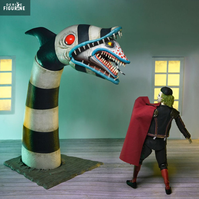 Beetlejuice - Pack 2 figurines Matador Beetlejuice and Sandworm, Ultimate