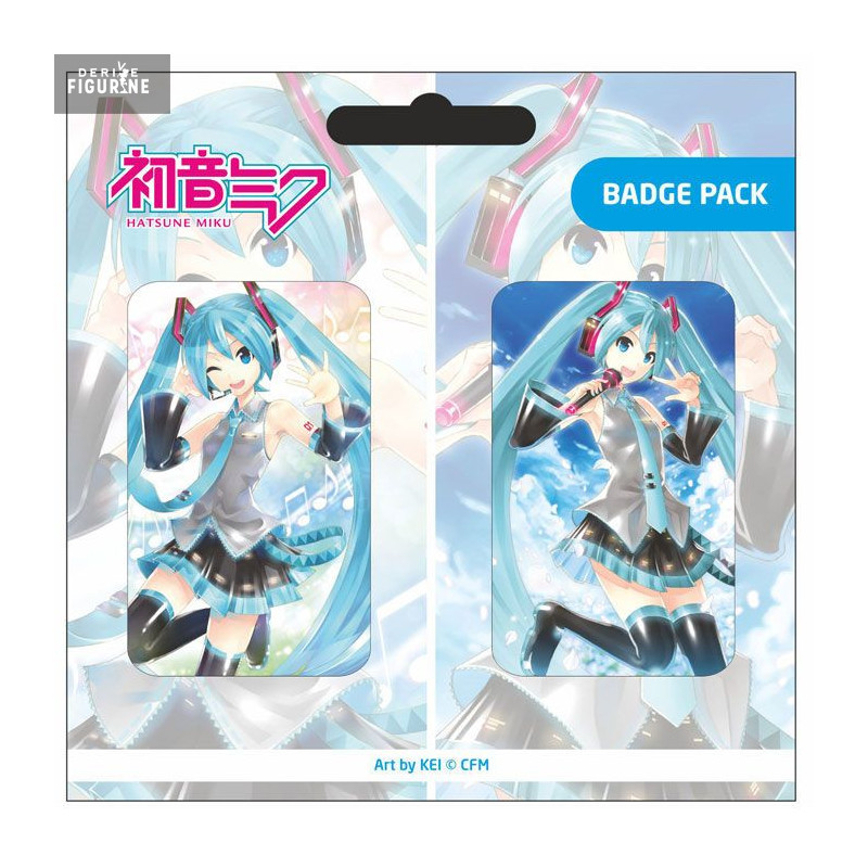 Vocaloid - Pack 2 Pin's Hatsune Miku (A)