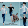 Yuri!!! on Ice - Pack 2 figures + bonus Makkachin, Yuri or Victor