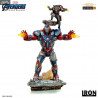 Marvel Avengers : Endgame - Figure Iron Patriot & Rocket, BDS Art Scale