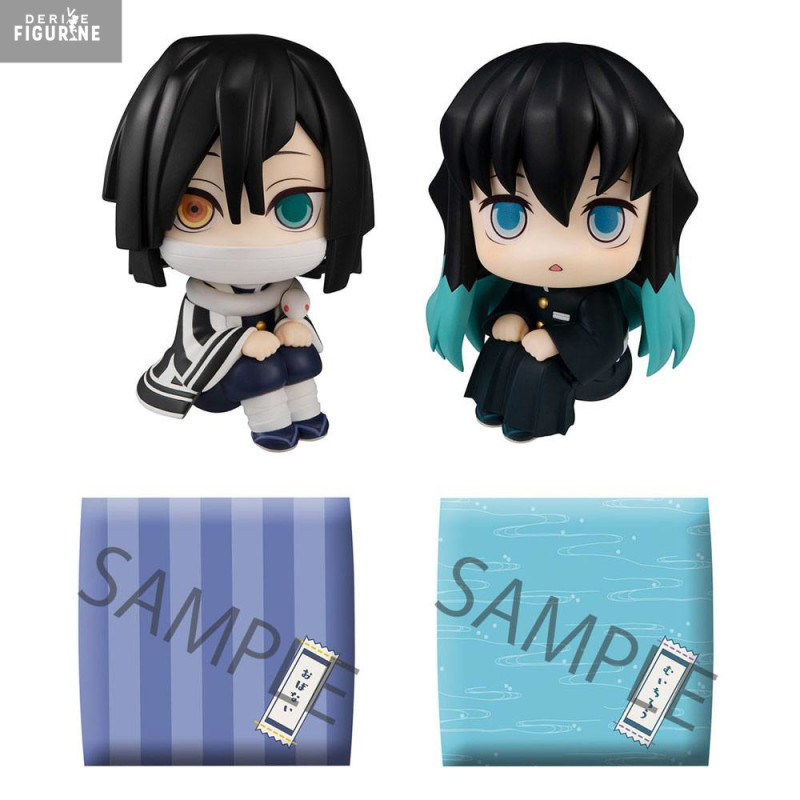 Demon Slayer: Kimetsu no Yaiba - Pack figures Iguro Obanai & Tokito Muichiro, Look Up (with gift)
