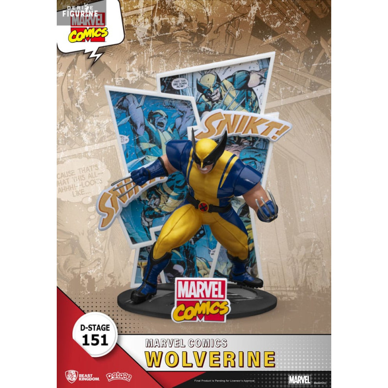 Marvel, X-Men - Wolverine figure, D-Stage