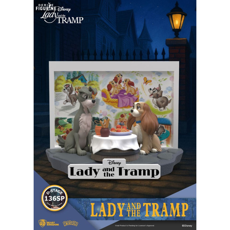 PRÉCOMMANDE - Disney - Figurine Lady and the Tramp, D-Stage