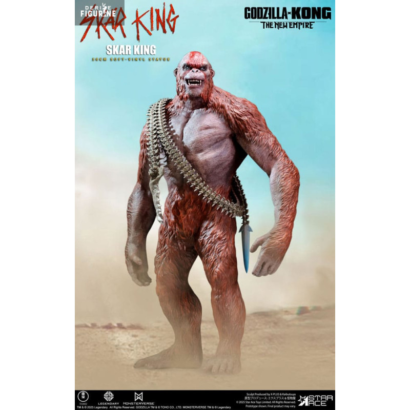 PRE ORDER - Godzilla vs. Kong: The New Empire - Skar King figure Unleash the Titan, Soft Vinyl
