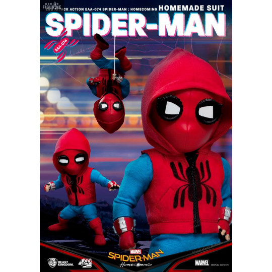 Spider Man Homemade Suit Figure Egg Attack Marvel Spider Man Homecoming Beast Kingdom