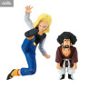 PRÉCOMMANDE - Dragon Ball Z - Pack 2 figurines Android 18 & Mr. Satan, Match Makers