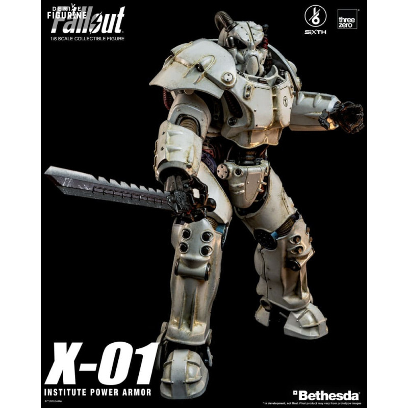 X-01 Institute Power Armor figure, FigZero - Fallout - ThreeZero