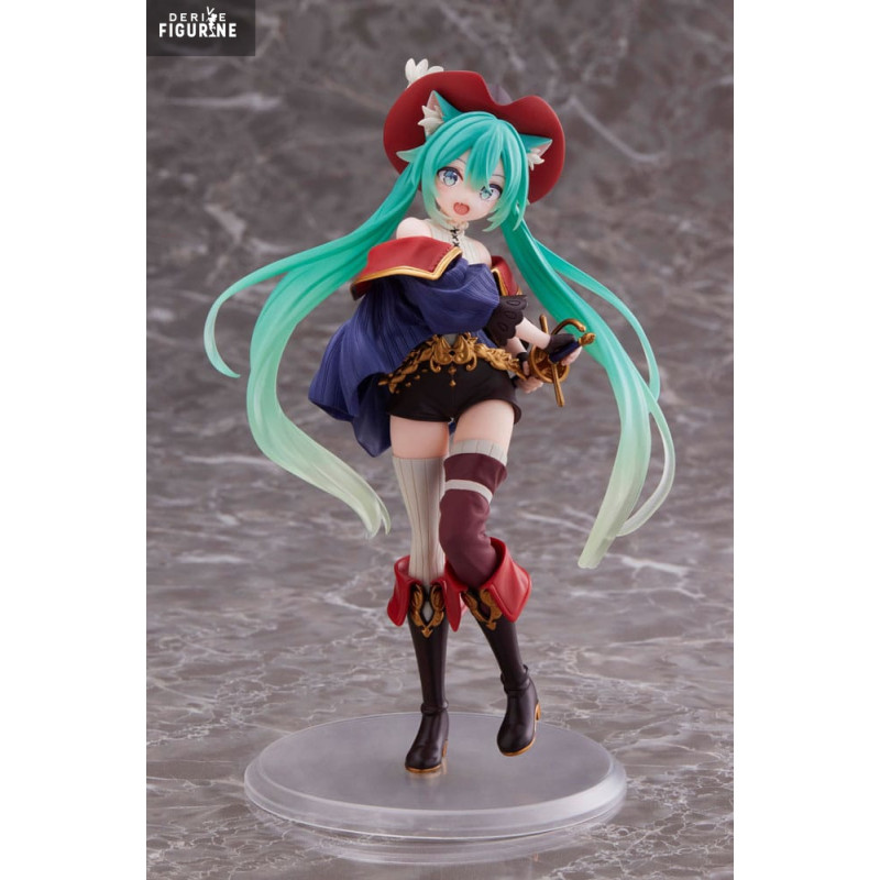 PRÉCOMMANDE - Vocaloid - Figurine Hatsune Miku Puss in Boots, Wonderland