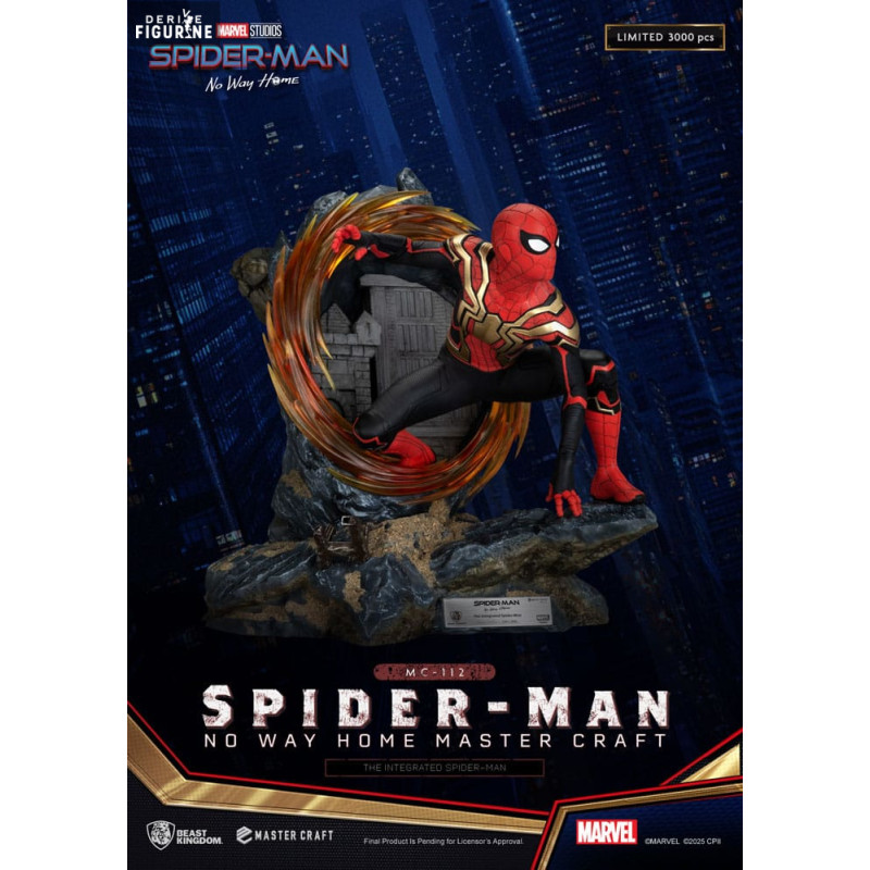 PRÉCOMMANDE - Marvel Spider-Man: No Way Home - Figurine The Integrated Spider-Man, Master Craft