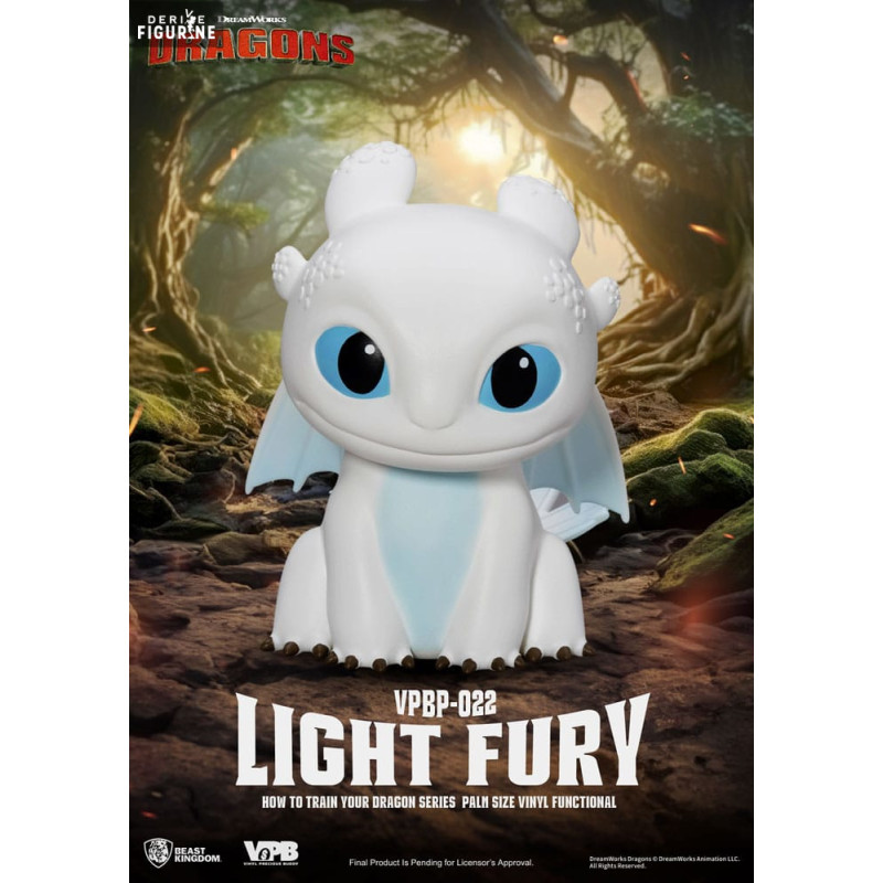 PRE ORDER - How to Train Your Dragon - Light Fury piggy bank figure, Palm Size Functional Figurine