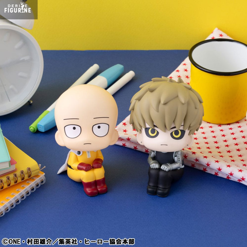 Saitama & Genos – Lot De 2 Figurines Anime PVC – One Punch Man – 10 Cm/16 Cm – Déco Bureau, Collection