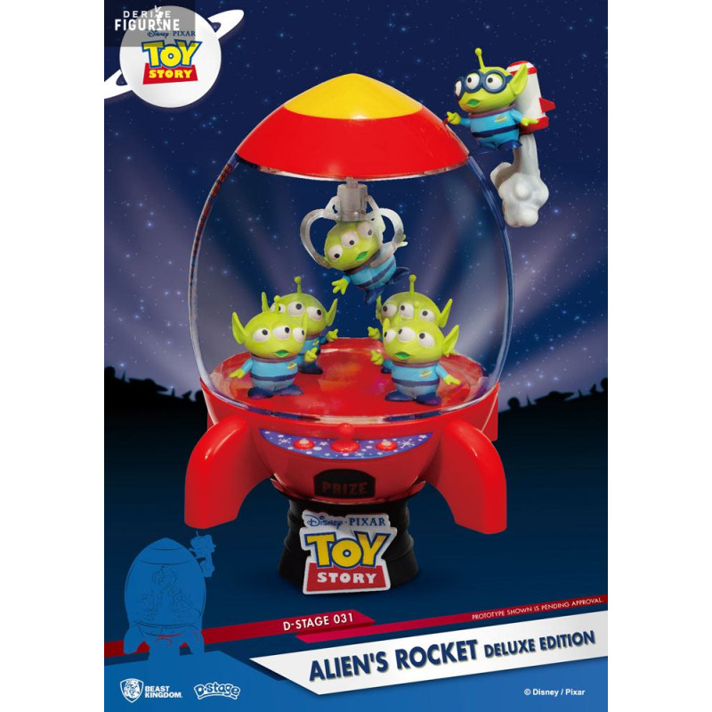 PRÉCOMMANDE - Disney/Pixar, Toy Story - Figurine Alien's Rocket Deluxe Edition, D-Stage