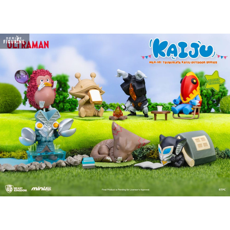 PRÉCOMMANDE - Ultraman - Pack 6 figurines Tsuburaya Kaiju Outdoor Series, Mini Egg Attack
