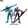 SSSS.Gridman - Grid Night or Grid Night & Gridman (Initial fighter) figure, Actibuilder