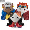 One Piece - Pack figures Trafalgar Law, Monkey D. Luffy & Eustass Kid, Nyanto! The Big One Piece Series