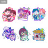 PREORDER - Dandadan - Pack 6 charms Rubber Mascot Buddycolle, Vol.2