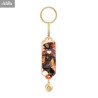 Genshin Impact - Hu Tao keychain, Drawing Card Metal